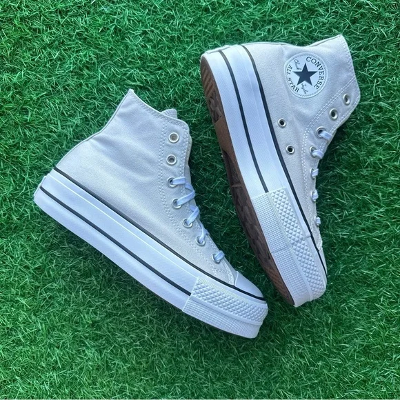 🎁Converse Chuck Taylor All Star Lift Hi Barely Grey - Picture 8 of 8